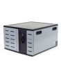 Ergotron Zip12 Portable device management cabinet Grey