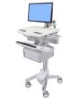 Ergotron StyleView Grey, White Flat panel Multimedia cart