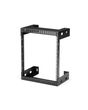 StarTech.com 12U 19" Wall Mount Network Rack - 12" Deep 2 Post Open Frame Server Room Rack for Data/AV/IT/Computer Equipment/Patch Panel with Cage Nuts & Screws 200lb Capacity, Black (RK12WALLO)