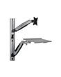 Tripp Lite WWSS1327RWTC Adjustable-Height Wall-Mount Sit-Stand Workstation, Single-Display