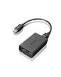Lenovo DisplayPort to Dual-DisplayPort Monitor Cable USB A Black