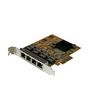 StarTech.com 4-Port PCIe Gigabit Network Adapter Card