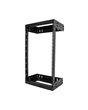 StarTech.com 18U 19" Wall Mount Network Rack - Adjustable Depth 12-20" 2 Post Open Frame Server Room Rack for AV/Data/ IT Communication/Computer Equipment/Switch w/Cage Nuts & Screws