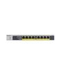 NETGEAR GS108LP Unmanaged Gigabit Ethernet (10/100/1000) Power over Ethernet (PoE) 1U Black, Grey