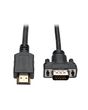 Tripp Lite P566-003-VGA HDMI to VGA Active Adapter Cable (HDMI to Low-Profile HD15 M/M), 3 ft. (0.9 m)