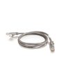 C2G Cat6a STP 1m networking cable Grey