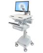 Ergotron StyleView Aluminium, Grey, White Flat panel Multimedia cart