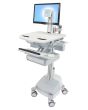Ergotron StyleView Aluminium, Grey, White Flat panel Multimedia cart