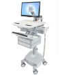 Ergotron StyleView Aluminium, Grey, White Flat panel Multimedia cart