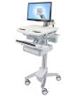 Ergotron StyleView Aluminium, Grey, White Flat panel Multimedia cart