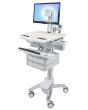 Ergotron StyleView Aluminium, Grey, White Flat panel Multimedia cart