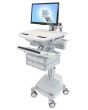 Ergotron StyleView Aluminium, Grey, White Flat panel Multimedia cart