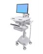 Ergotron StyleView White Flat panel Multimedia cart