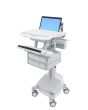 Ergotron StyleView Aluminium, Grey, White Laptop Multimedia cart