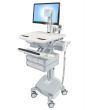 Ergotron StyleView Aluminium, Grey, White Flat panel Multimedia cart