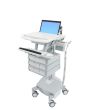 Ergotron StyleView Aluminium, Grey, White Laptop Multimedia cart