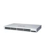 Cisco Business CBS220-48P-4X Smart Switch | 48 Port GE | PoE | 4x10G SFP+ | 3-Year Limited Hardware Warranty (CBS220-48P-4X-UK)