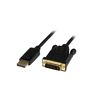 StarTech.com 3ft (1m) DisplayPort to DVI Cable - 1080p Video - Active DisplayPort to DVI Adapter Cable - DisplayPort to DVI-D Cable Converter Single Link - DP 1.2 to DVI Monitor Cable
