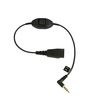 Jabra LINK Mobile QD to 3_5mm, w. Answer Button
