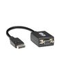 Tripp Lite P134-06N-VGA DisplayPort to VGA Active Adapter Video Converter (M/F), 6-in. (15.24 cm)