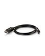 C2G 2m Mini DisplayPort to DisplayPort Adapter Cable 4K UHD - Black