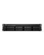 Synology RackStation RS1221RP+ NAS Rack (2U) Ryzen Embedded V1500B 4 GB DDR4 96 TB HDD Aluminium, Black