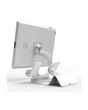 Compulocks Universal Tablet Holder White with Coiled Cable Lock Black