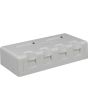 EXL+ 4P CAT6 S/MOUNT BOX WHITE