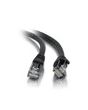 C2G 0.3m Cat5e Booted Unshielded (UTP) Network Patch Cable - Black