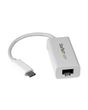 StarTech.com USB-C to Gigabit Network Adapter - White