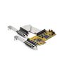 StarTech.com 8-Port PCI Express RS232 Serial Adapter Card, PCIe RS232 Serial Card, 16C1050 UART, Low Profile Serial DB9 Controller/Expansion Card, 15kV ESD Protection, Windows Only - TAA