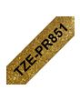 Brother TZE-PR851 label-making tape Black on gold
