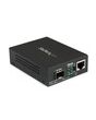 StarTech.com Gigabit Ethernet Fiber Media Converter with Open SFP Slot