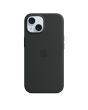 Apple iPhone 15 Silicone Case with MagSafe - Black