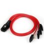 StarTech.com 50cm SFF-8087 to 4x SATA - Internal Mini SAS to SATA Reverse Cable
