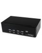 StarTech.com 4 Port Dual DVI USB KVM Switch with Audio & USB 2.0 Hub