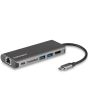 StarTech.com USB C Multiport Adapter, Portable USB-C Dock to 4K HDMI, 2-pt USB 3.0 Hub, SD/SDHC, GbE, 60W PD Pass-Through - USB Type-C/Thunderbolt 3 - REPLACED BY DKT30CHSDPD1
