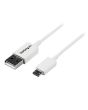StarTech.com 0.5m White Micro USB Cable - A to Micro B