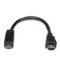 StarTech.com 6in Micro USB to Mini USB Adapter Cable M/F