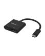 StarTech.com USB C to DisplayPort Adapter with Power Delivery - 4K 60Hz HBR2 - USB Type-C to DP 1.2 Monitor Video Converter w/ Charging - 60W PD Pass-Through - Thunderbolt 3 Compatible