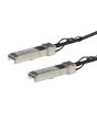 StarTech.com MSA Uncoded Compatible 1m 10G SFP+ to SFP+ Direct Attach Breakout Cable Twinax - 10 GbE SFP+ Copper DAC 10 Gbps Low Power Passive Transceiver Module DAC