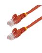 StarTech.com Cat5e Ethernet Patch Cable with Snagless RJ45 Connectors - 7 m, Red