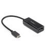 StarTech.com USB C to DisplayPort Adapter - 8K/5K/4K USB Type C to DP 1.4 Alt Mode Video Converter - HBR3/DSC/HDR - 8K 60Hz Thunderbolt 3 Compatible DisplayPort Monitor Display Adapter