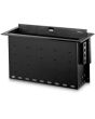 StarTech.com Dual-Module Conference Table Connectivity Box with Cable Organizer
