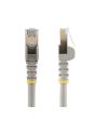 StarTech.com 7.5 m CAT6a Patch Cable - Shielded (STP) - 100% Copper Wire - Snagless Connector - Gray
