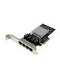 StarTech.com 4-Port Gigabit Ethernet Network Card - PCI Express, Intel I350 NIC