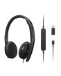 Lenovo 4XD1M45626 headphones/headset Wired Head-band USB Type-C Black