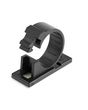 StarTech.com 100 Adhesive Cable Management Clips Black - Network/Ethernet/Office Desk/Computer Cord Organizer - Sticky Cable/Wire Holders - Nylon Self Adhesive Clamp UL/94V-2 Fire Rated