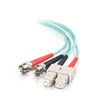 C2G 85524 InfiniBand/fibre optic cable 3 m SC ST OFNR Turquoise