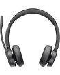 HP Poly Voyager 4320 UC Stereo USB-A Headset +BT700 USB-A Adapter +Charging Stand